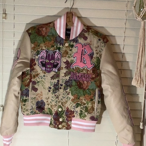 Rockstar original paisley varsity jacket - Picture 2 of 4